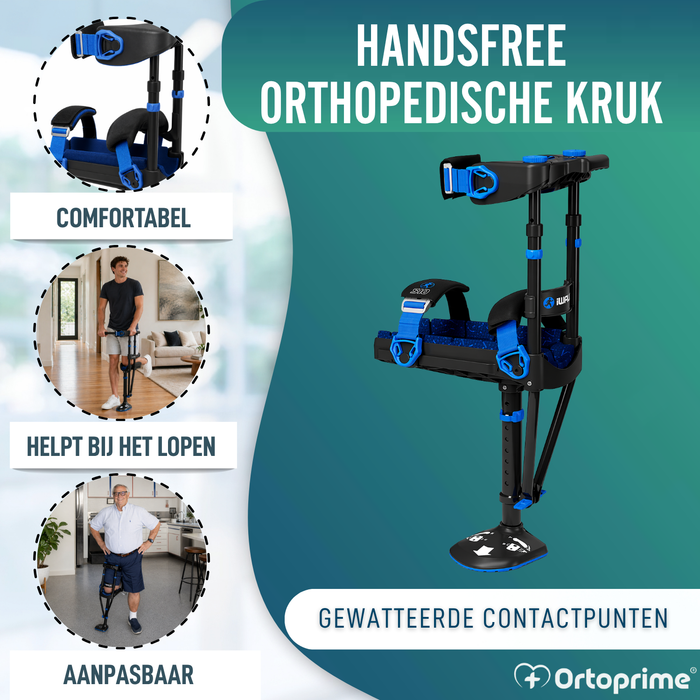 Handsfree Kniekruk | In Hoogte Verstelbaar