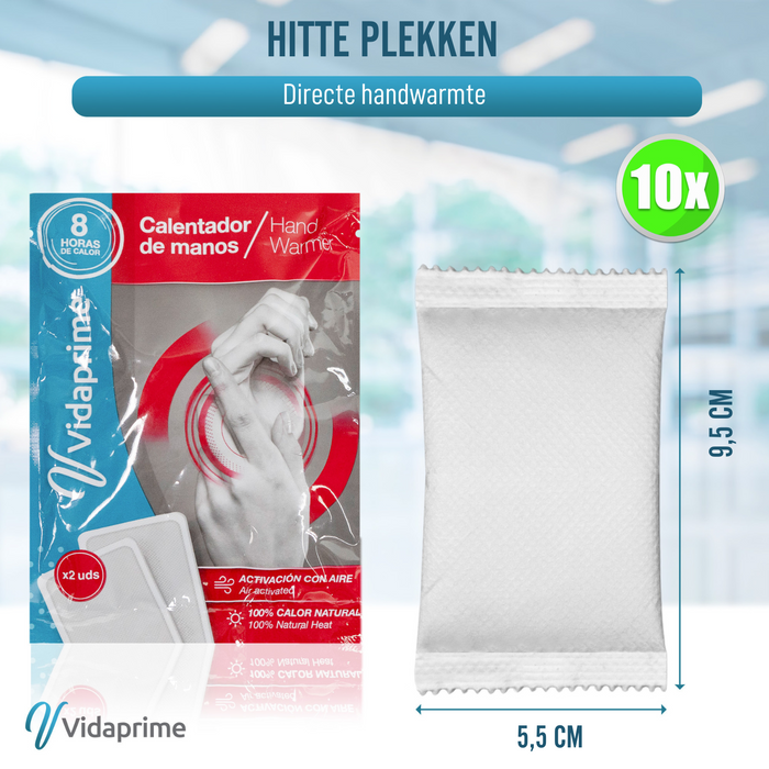 Instant Warmte Handwarmers | Pak van 10 Stuks