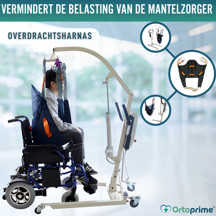 Orthopedisch Harnas met Hoofdsteun voor Transferkraan