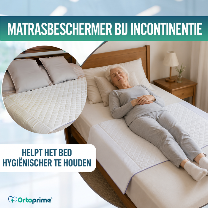 PACK 2 Wasbare Absorberende Onderleggers Bed 90cm Plus 4,65 Liter/m2