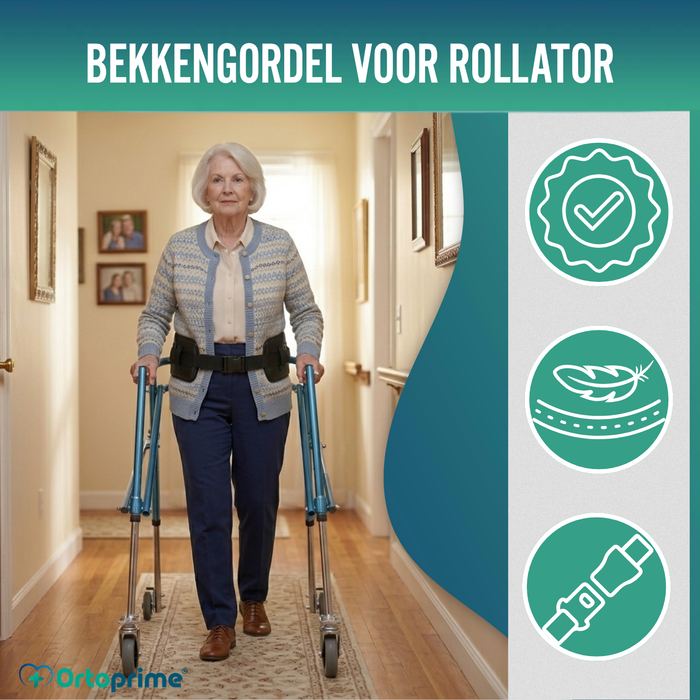Bekkensteun voor Rollator | Heupstabilisator