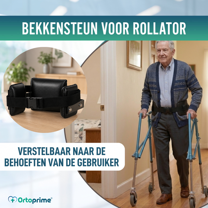 Bekkensteun voor Rollator | Heupstabilisator
