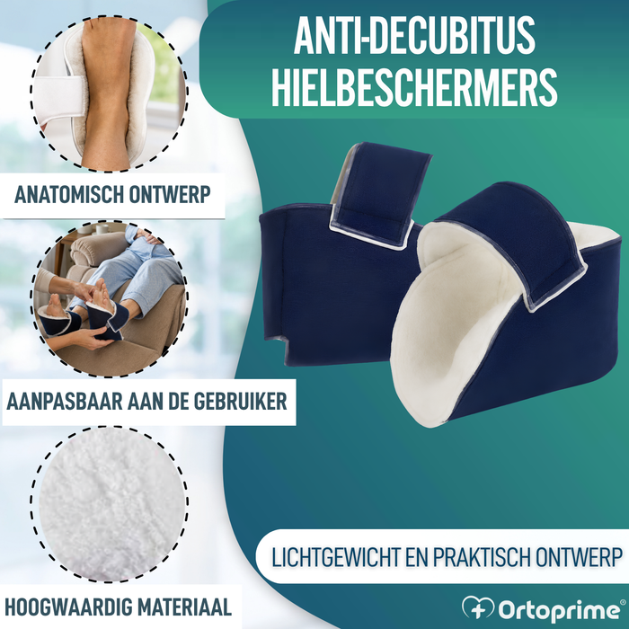 Zachte Antidecubitus Sokken Linker- en Rechtervoet