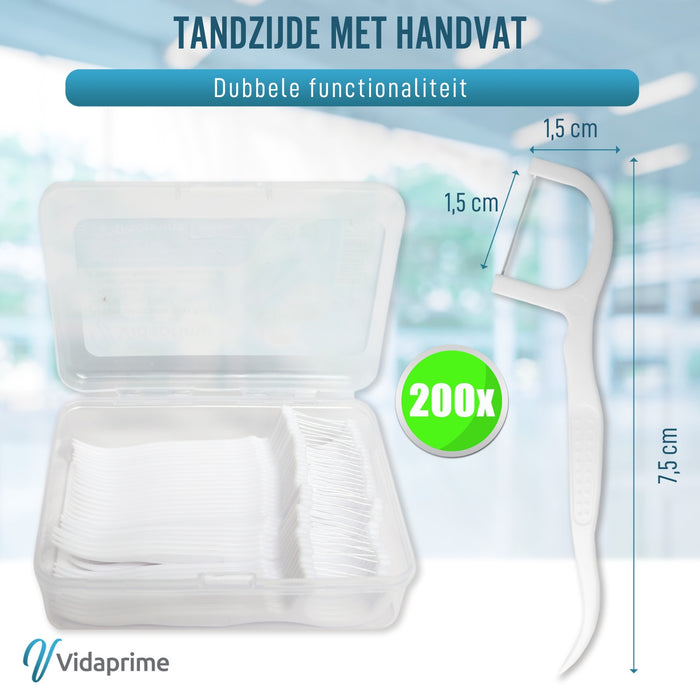 Flosdraad met Handvat PREMIUM | Pakket 200