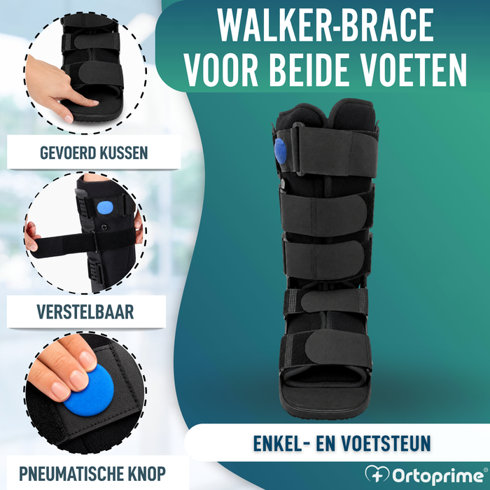 Lange Walker Boot met Luchtkamer | Orthopedische Laars