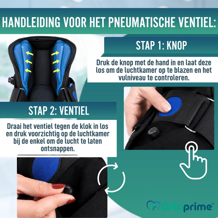 Lange Walker Boot met Luchtkamer | Orthopedische Laars