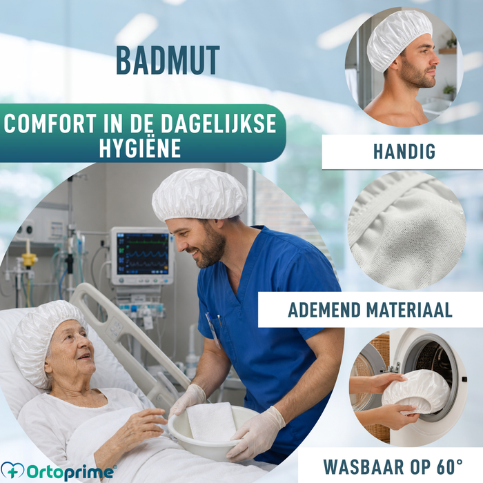 Herbruikbare Douchekap Wasbaar Ademend | Eén Maat
