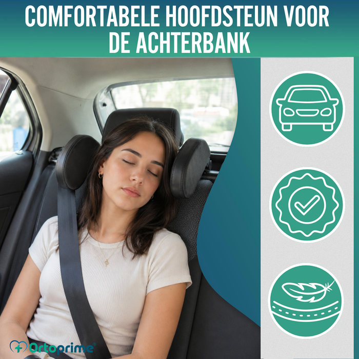 Autohoofdsteun voor Achterbank | Inklapbaar