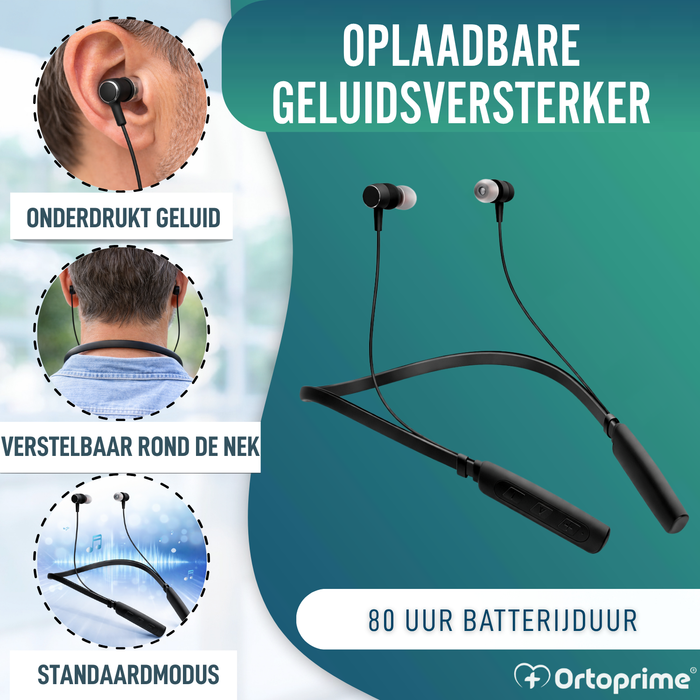 Oplaadbare Gehoorversterker met Ruisonderdrukking