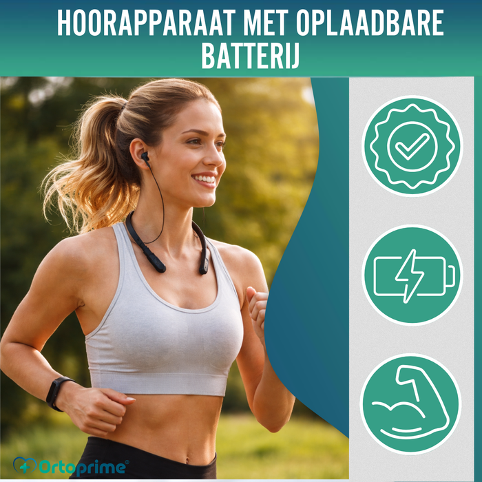 Oplaadbare Gehoorversterker met Ruisonderdrukking