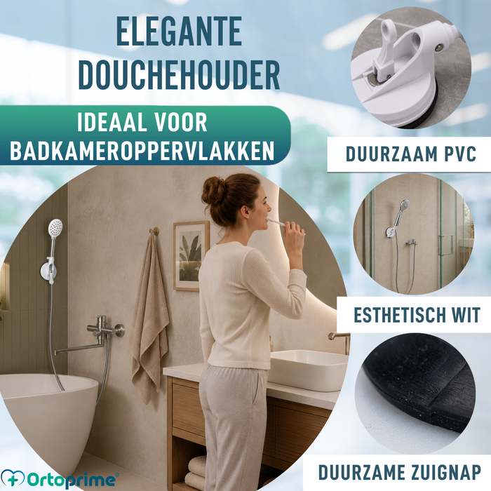 Douchehouder met Zuignap en Hendel | Universele Houder