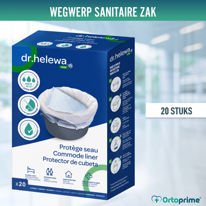 Wegwerp WC Zakjes Absorberend | Set van