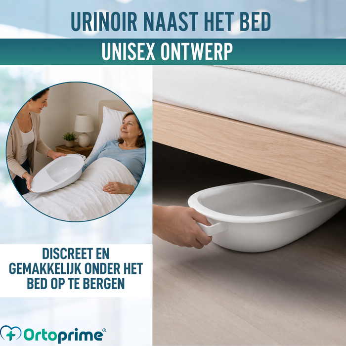 Ondersteek voor Volwassenen 2,5 L | Urinaal Unisex voor Bed
