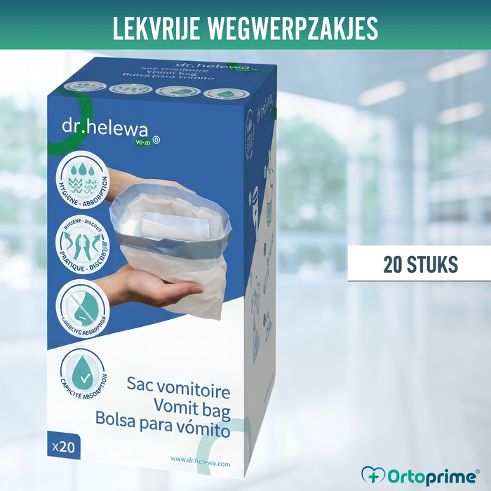Wegwerp Hygiënezakjes voor Braken | Set van 20