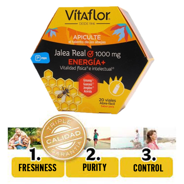 Vitaflor Energie Royal Jelly | Bestrijdt Vermoeidheid en Vermoeidheid