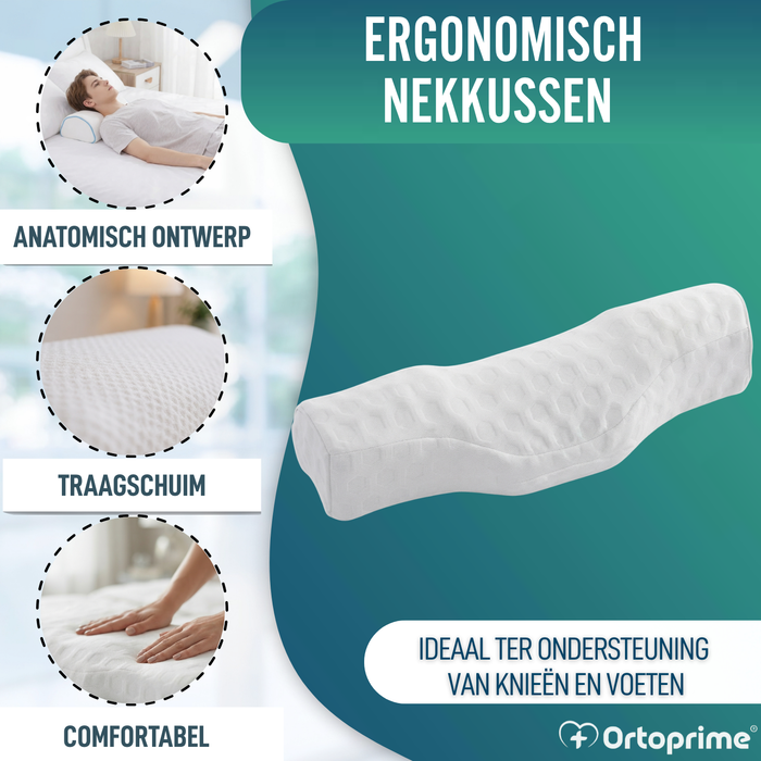 Veelzijdig Ergonomisch Kussen | Cervicaal, Knieën en Voeten