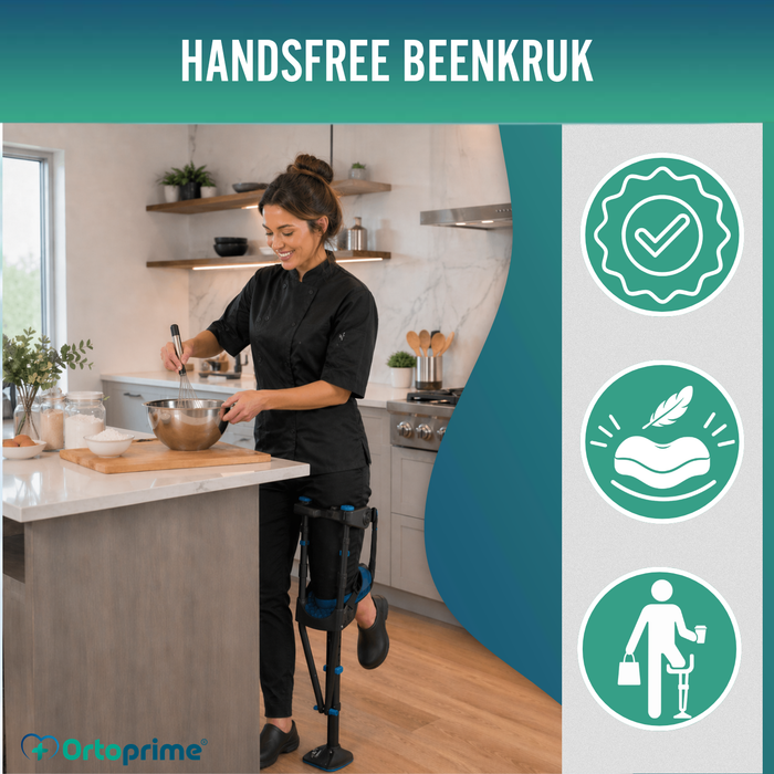 Handsfree Kniekruk | In Hoogte Verstelbaar