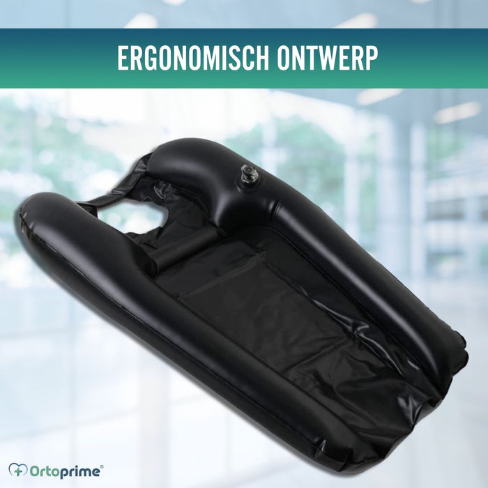 Opblaasbare Ergonomische Draagbare Haarwasbak | Comfortabel en Veilig