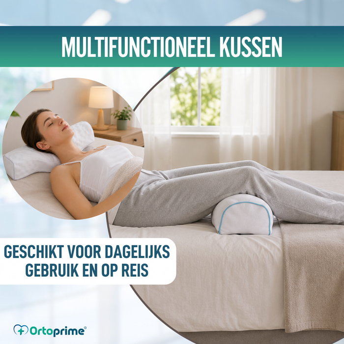 Veelzijdig Ergonomisch Kussen | Cervicaal, Knieën en Voeten