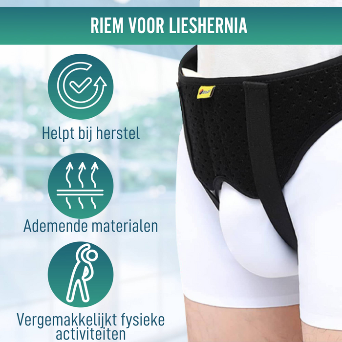 Liesbreukband met Gewatteerde Kussens | Unisex