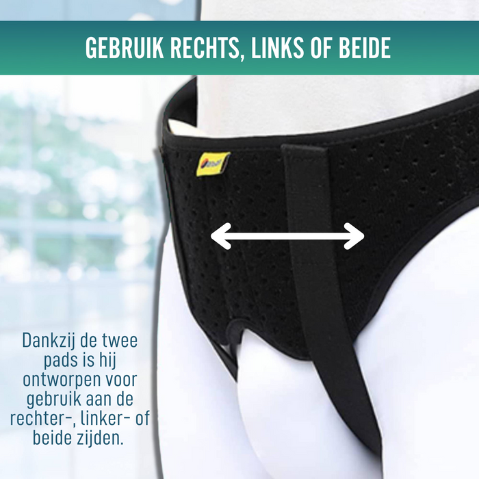 Liesbreukband met Gewatteerde Kussens | Unisex