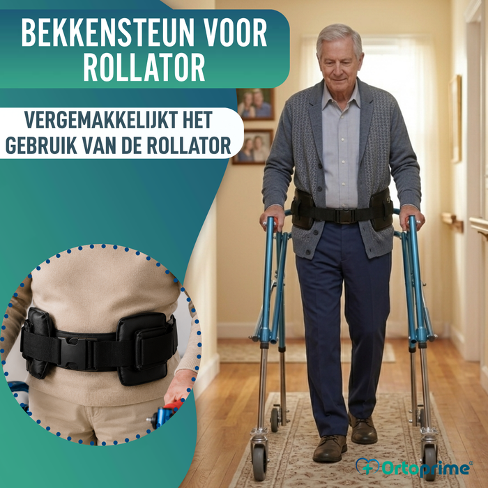 Bekkensteun voor Rollator | Heupstabilisator