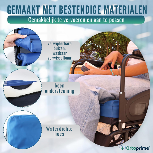 Opblaasbaar luchtkussen - Verlichting voor patiënten - 1 stuk - PVC Opblaasbaar luchtkussen - Verlichting voor patiënten - 1 stuk - PVC