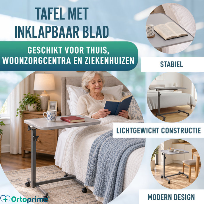 Bijzettafel met Wielen