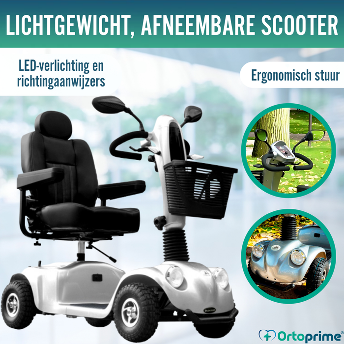 Elektrische Scooter Volwassenen | 4 Wielen Integrale Vering