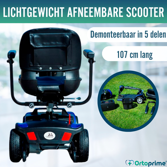 Compacte en Opvouwbare Elektrische Scooter | 4 Wielen