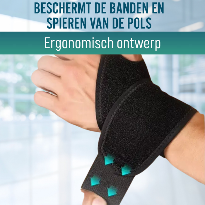 Polsbrace voor Peesschot | Neopreen Polssteun