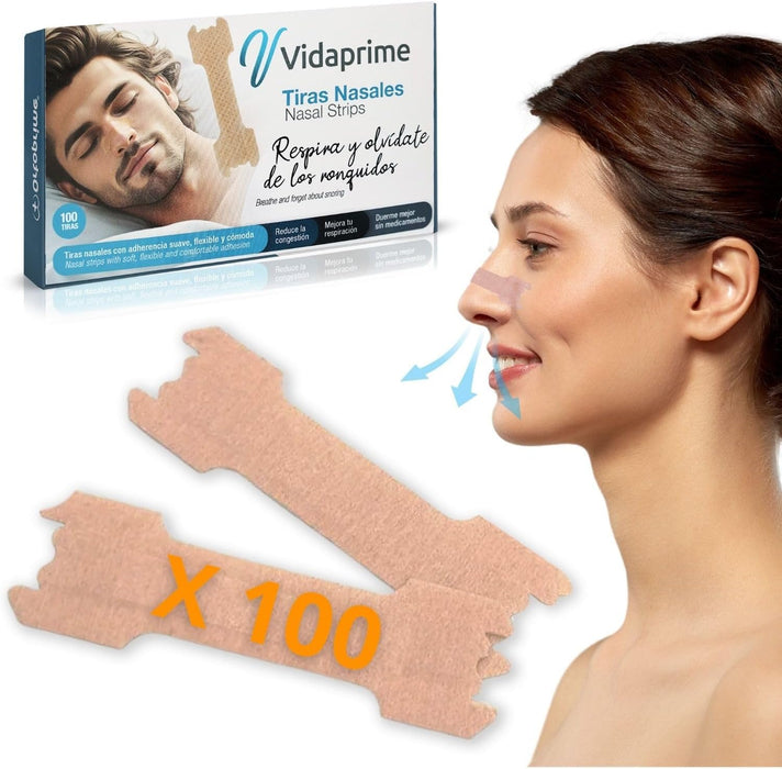 Antisnurk Neusstrips om te Slapen | Nasal Strips 100 St