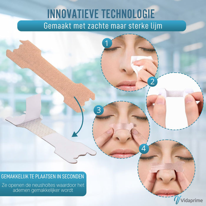 Antisnurk Neusstrips om te Slapen | Nasal Strips 100 St