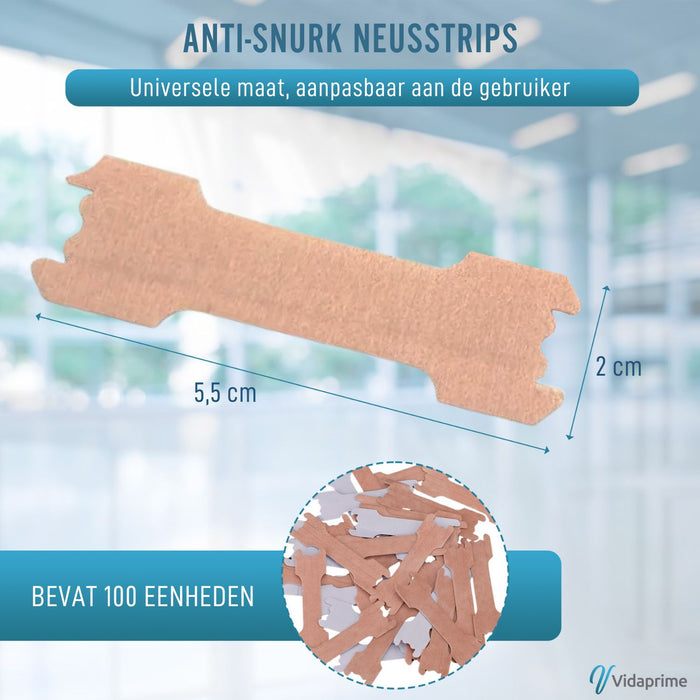 Antisnurk Neusstrips om te Slapen | Nasal Strips 100 St