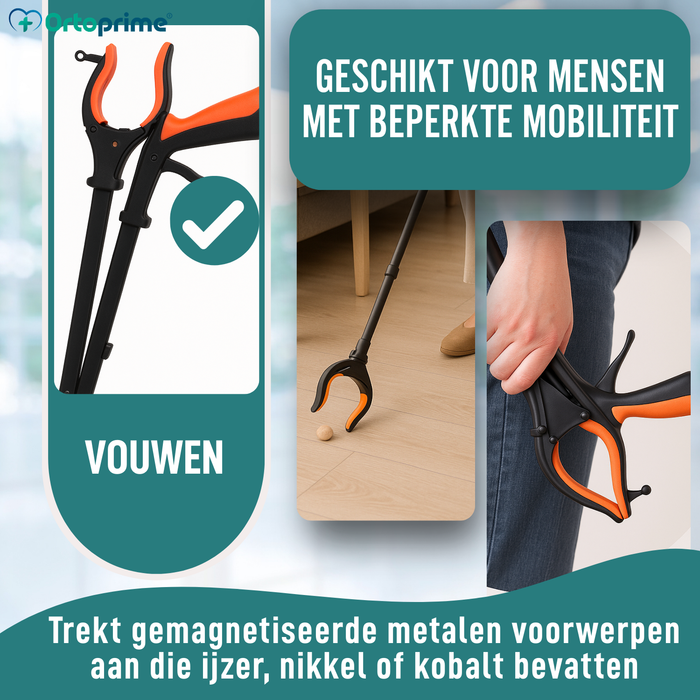 Objecten Grijper met Magneet en LED | Vouwbare Picker