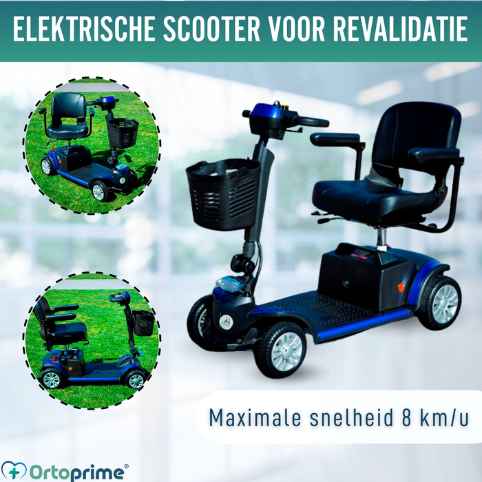 Compacte en Opvouwbare Elektrische Scooter | 4 Wielen