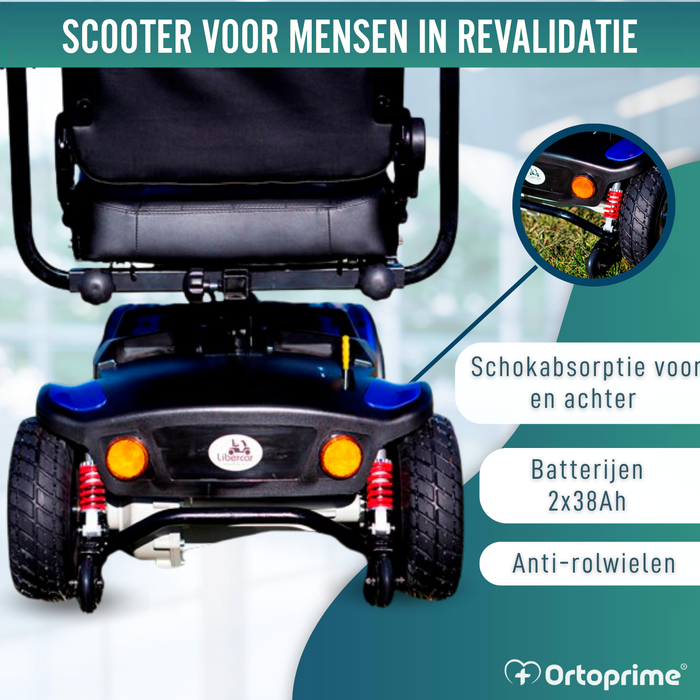 Compacte Scootmobiel voor Gehandicapten | Integrale Vering