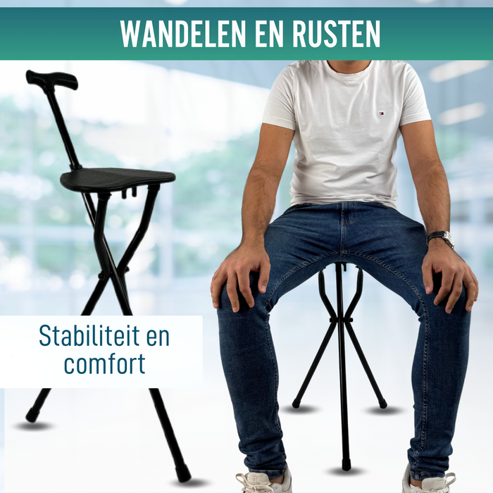 Opvouwbare, draagbare en verstelbare wandelstokken, Nordic Walking-stokken voor heren, dames en senioren Opvouwbare, draagbare en verstelbare wandelstokken, Nordic Walking-stokken voor heren, dames en senioren