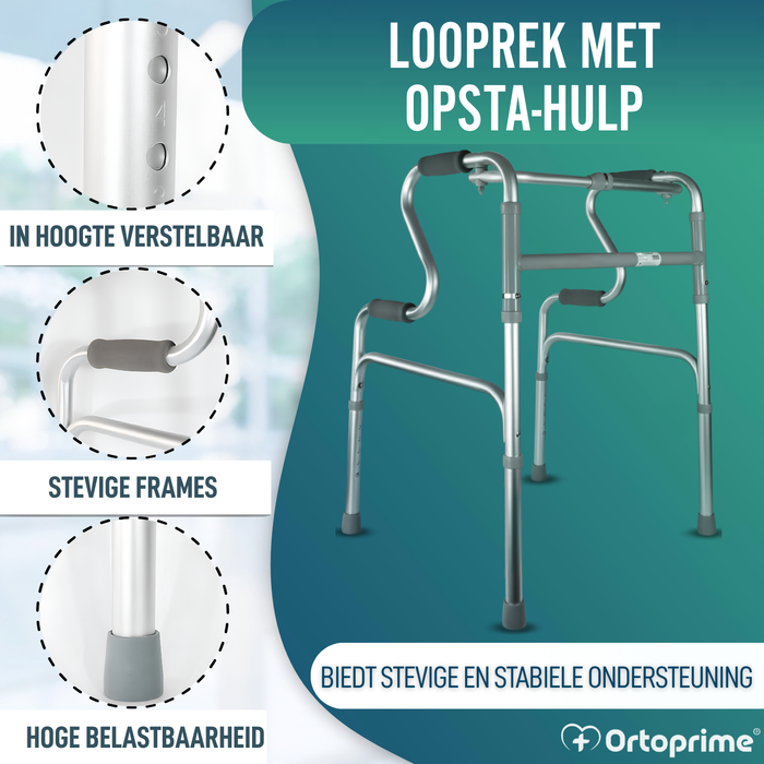 Rollator Volwassenen met Incorporator | Vouwbare Aluminium