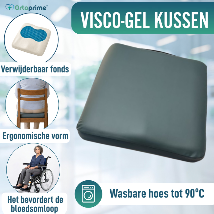 Antidecubitus Kussen Visco Gel voor Rolstoel 85 kg/m3
