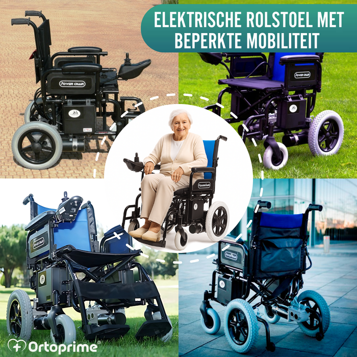 Elektrische rolstoel voor beperkte mobiliteit | Massieve wielen