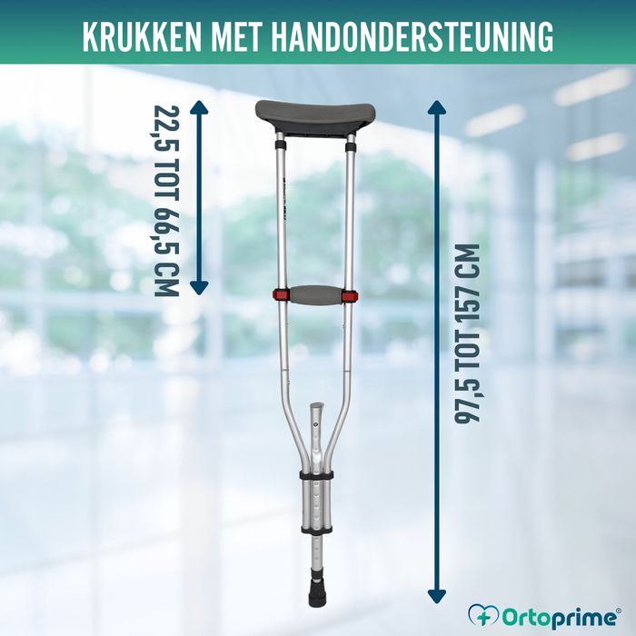 Aluminium Okselkrukken Verstelbaar | Set van 2