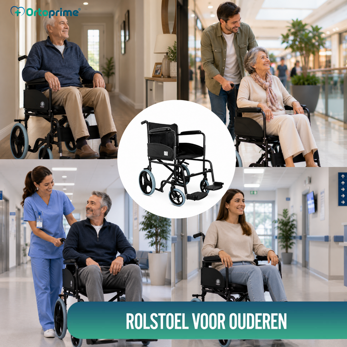 Opvouwbare Orthopedische Rolstoel voor Volwassenen