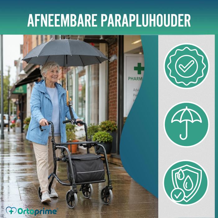 Universele Parapluhouder voor Rolstoelen en Rollators