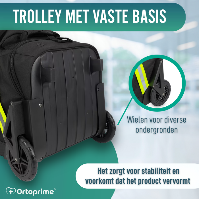 Professionele Brandweer Trolleytas met Wielen voor PBM