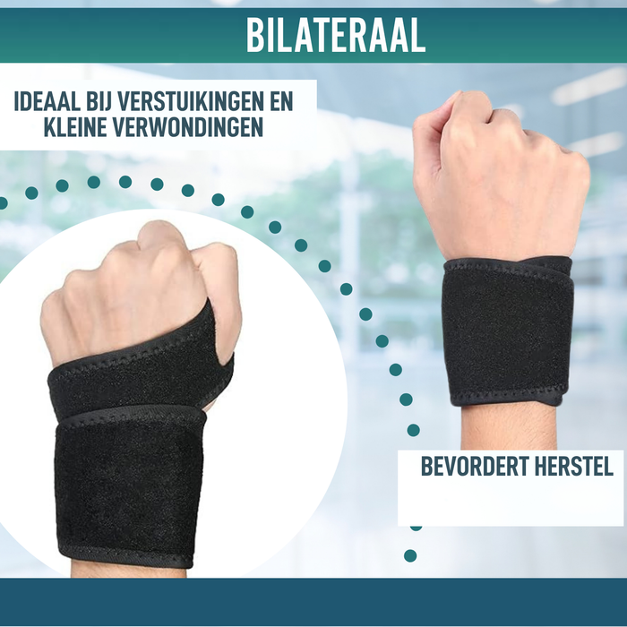 Polsbrace voor Peesschot | Neopreen Polssteun