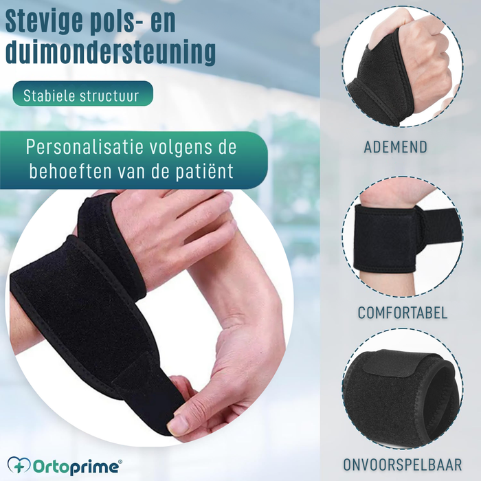 Polsbrace voor Peesschot | Neopreen Polssteun