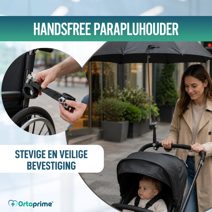 Universele Parapluhouder voor Rolstoelen en Rollators