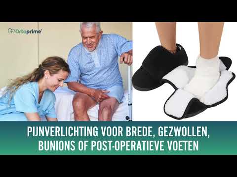 OrtoPrime Orthopedische pantoffels voor dames en heren, brede voeten OrtoPrime Orthopedische pantoffels voor dames en heren, brede voeten
