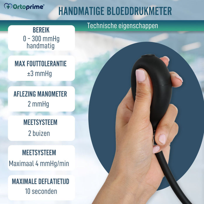 Professionele Handmatige Bloeddrukmeter Sfigmomanometer